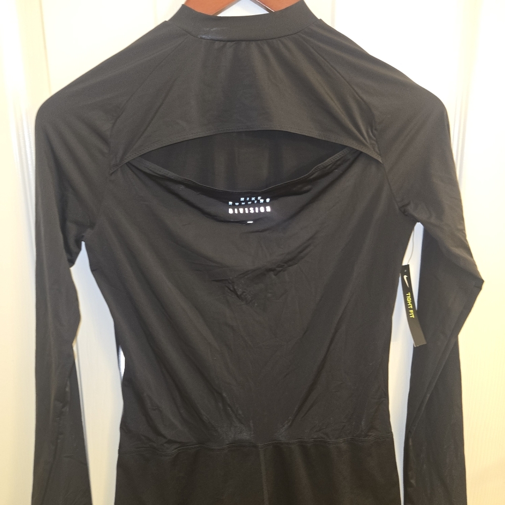Nike Women’s Power Running Bodysuit Run Division In: Black Size :Medium - Picture 14 of 16